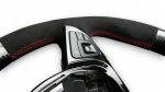 carbon alcantara flat bottom steering wheel mercedes w222
