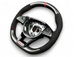 w205 c class flat bottom carbon steering wheel
