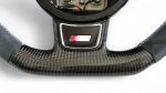 carbon alcantara flat bottom steering wheel audi a6