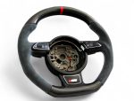 red stripe carbon steering wheel audi a8