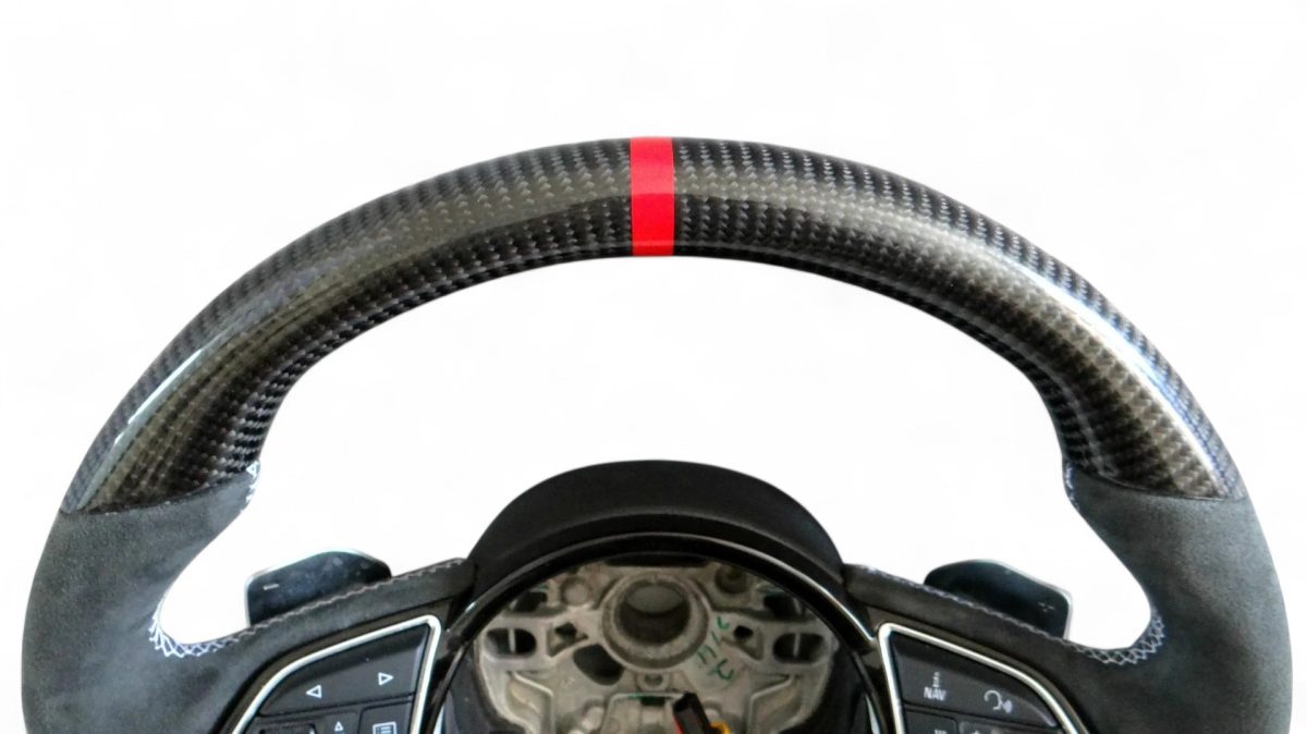 carbon fiber sport steering wheel audi s7