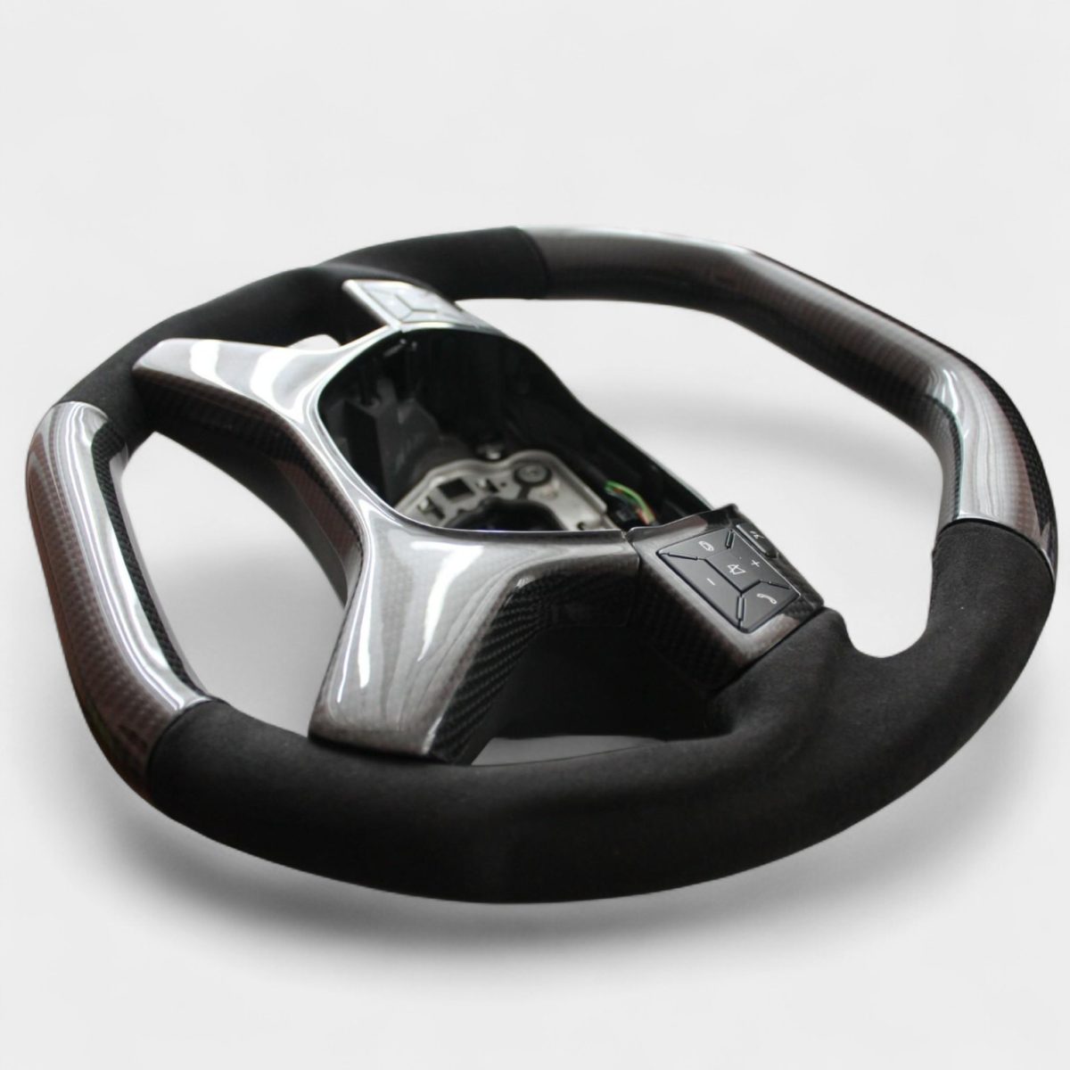carbon alcantara steering wheel mercedes w463