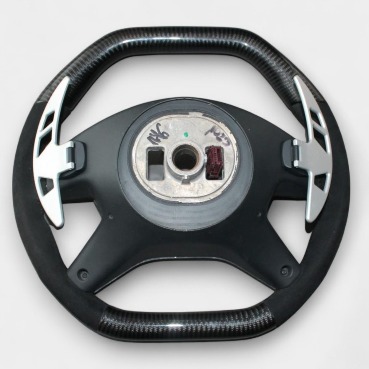 carbon and alcantara steering wheel mercedes gl x166