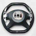 carbon and alcantara steering wheel mercedes gl x166