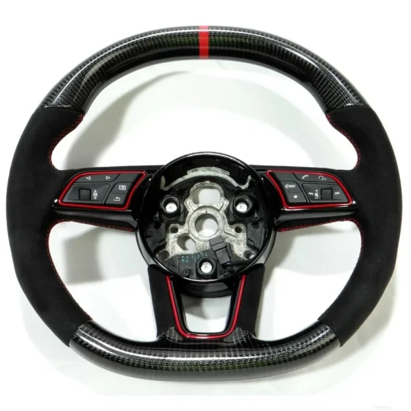 flat top steering wheel audi rs3 carbon