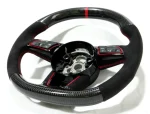alcantara center carbon steering wheel audi s3