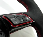 audi a4 flat top carbon steering wheel
