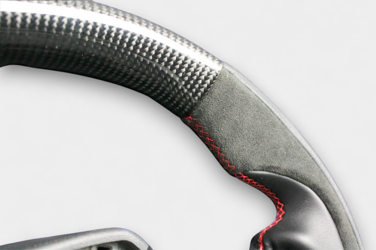 alcantara grip carbon steering wheel lamborghini