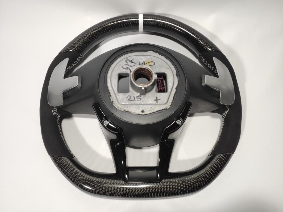 mercedes b class carbon alcantara wheel kubay design