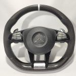 carbon alcantara steering wheel mercedes a class
