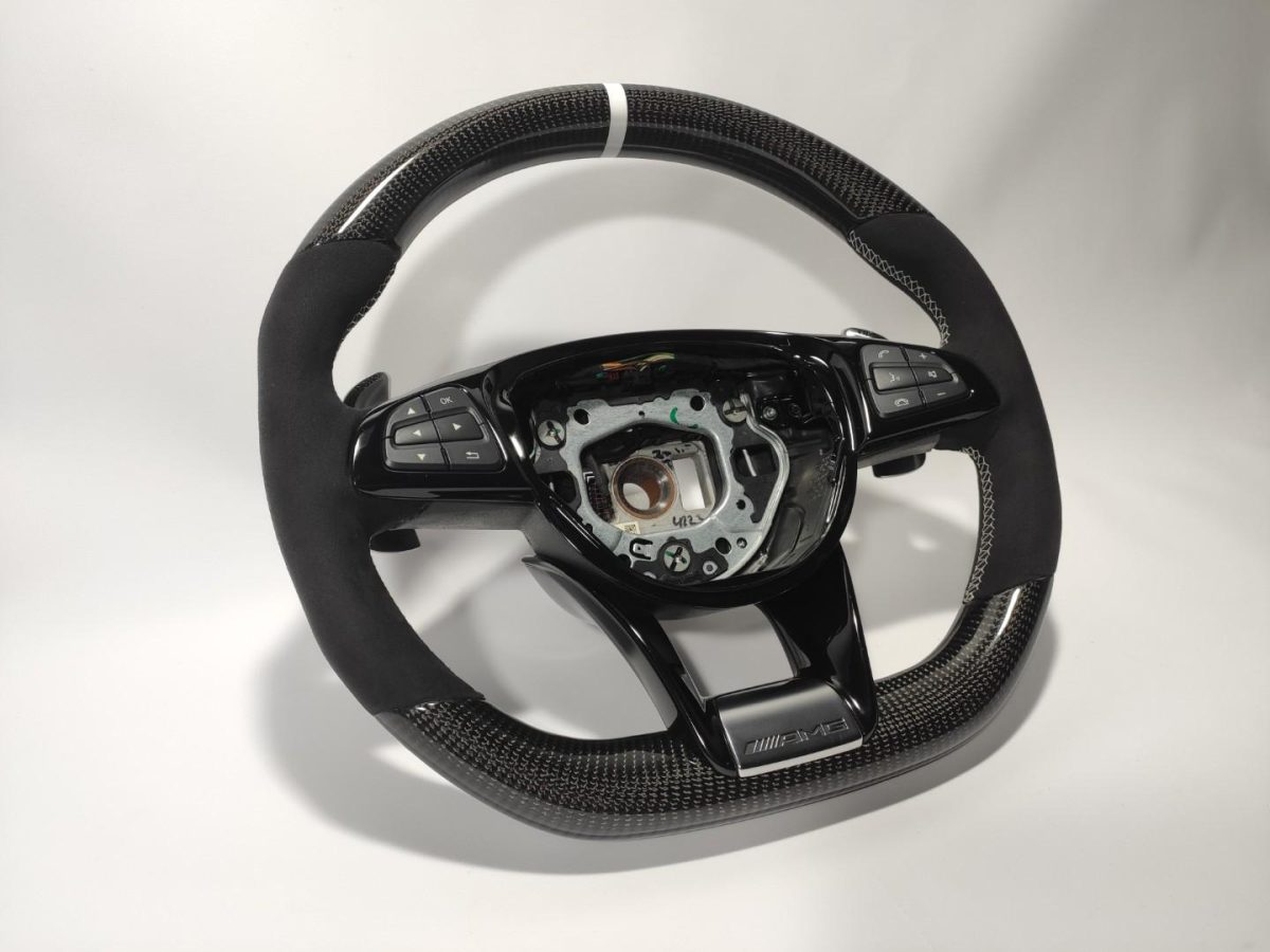 mercedes gla carbon upgrade steering wheel