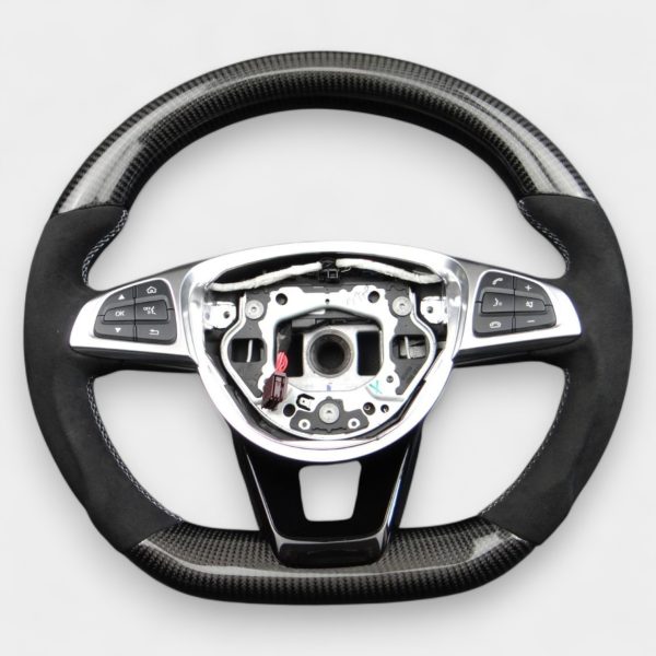 carbon alcantara steering wheel mercedes c class w205