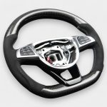 premium alcantara carbon wheel mercedes c class