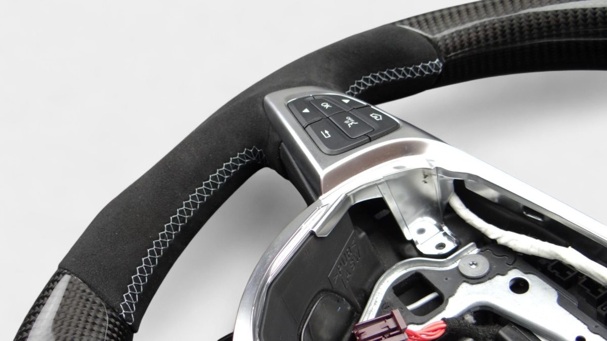 kubay design carbon steering wheel mercedes c class