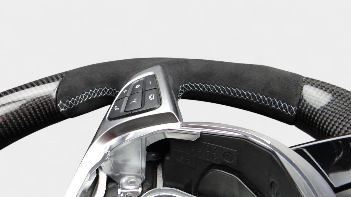 luxury carbon alcantara wheel mercedes benz