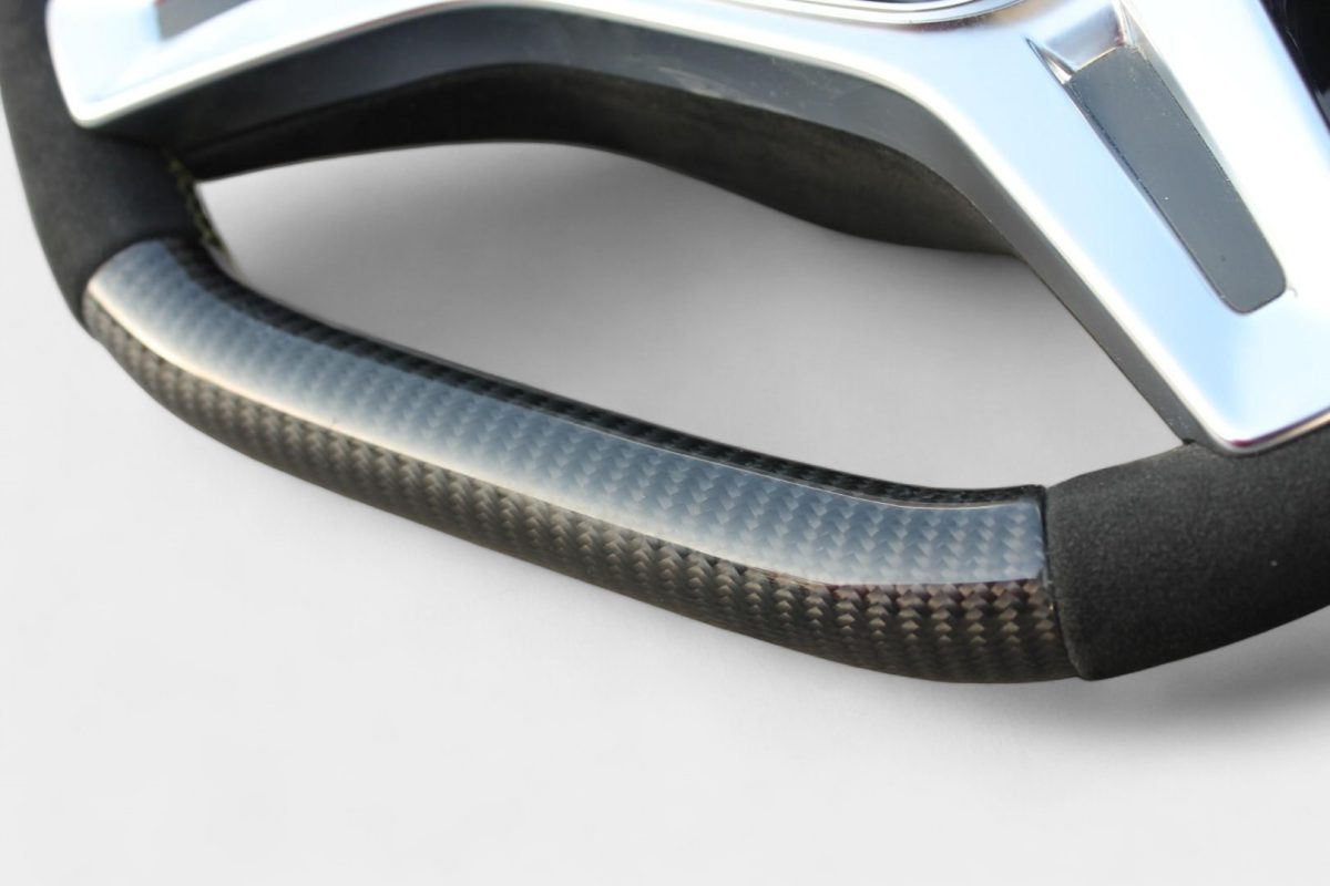 carbon alcantara steering wheel mercedes w463