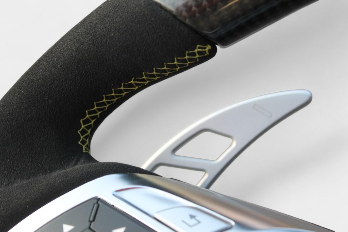 mercedes w166 carbon interior upgrade steering wheel