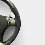 carbon fiber alcantara steering wheel corvette c6