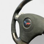 flat bottom carbon fiber steering wheel corvette