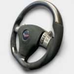 corvette c6 alcantara carbon fiber steering wheel