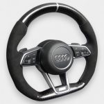 carbon fiber alcantara steering wheel audi r8
