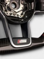 audi tt rs carbon fiber paddle shift steering wheel
