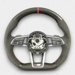 carbon fiber alcantara steering wheel audi tt rs