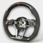 carbon fiber alcantara steering wheel audi r8 2015+