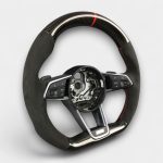 flat bottom carbon steering wheel audi tt rs