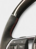 premium audi carbon fiber alcantara steering wheel