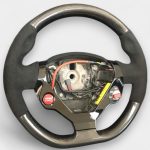 flat bottom carbon fiber steering wheel ferrari