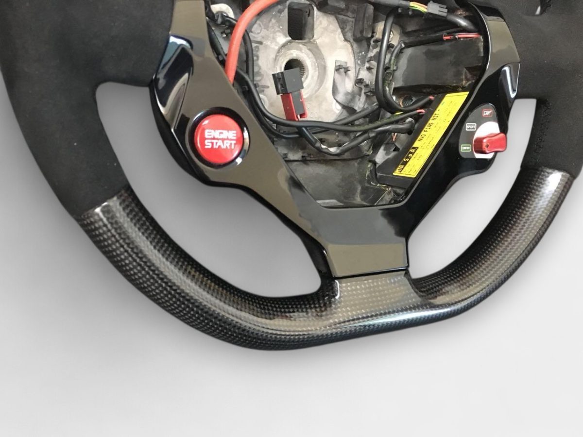 ferrari 458 interior carbon fiber steering wheel