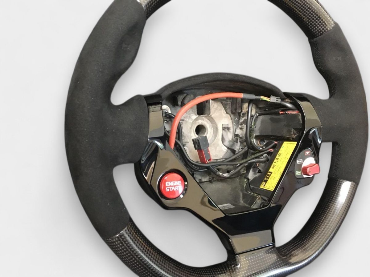 premium carbon fiber alcantara steering wheel ferrari