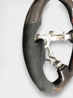 nissan gtr r35 carbon fiber alcantara steering wheel kubay design