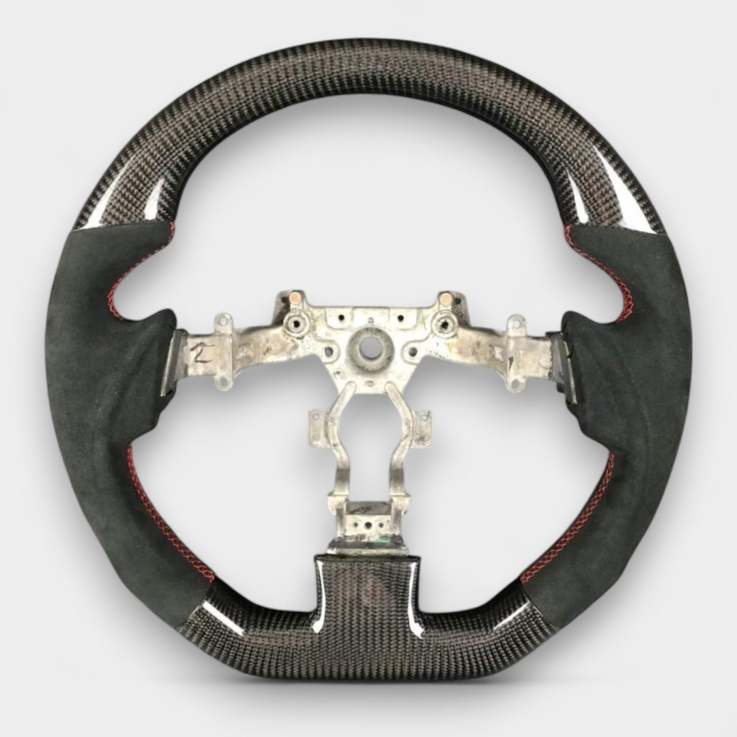 Carbon Fiber & Alcantara Steering Wheel for Nissan GT-R R35 - Kubay Design