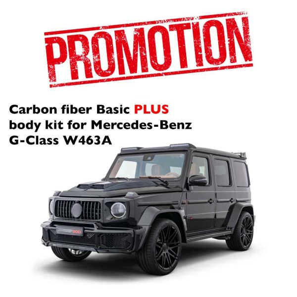 Carbon Fiber Basic PLUS Body Kit for Mercedes-Benz G-Class W463A Kubay Design