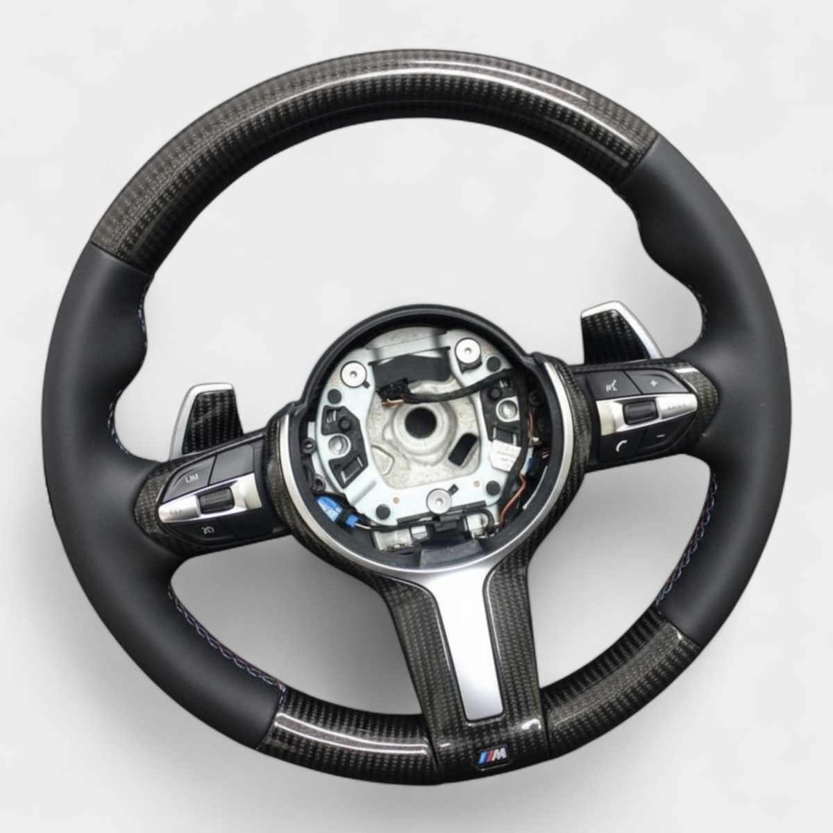 carbon fiber leather steering wheel bmw f35