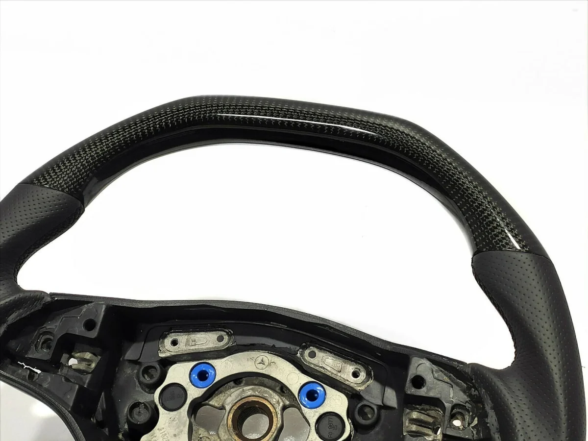 gloss carbon flat steering wheel mercedes suv