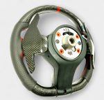 BMW F30 red stripe carbon steering wheel interior upgrade
