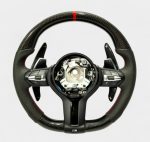Carbon fiber paddle shift steering wheel BMW X5 F15