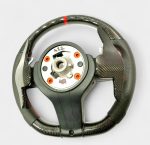 BMW F30 carbon steering wheel perforated leather grips