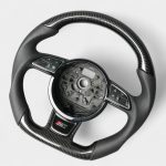 audi a6 a7 a8 carbon fiber steering wheel kubay design