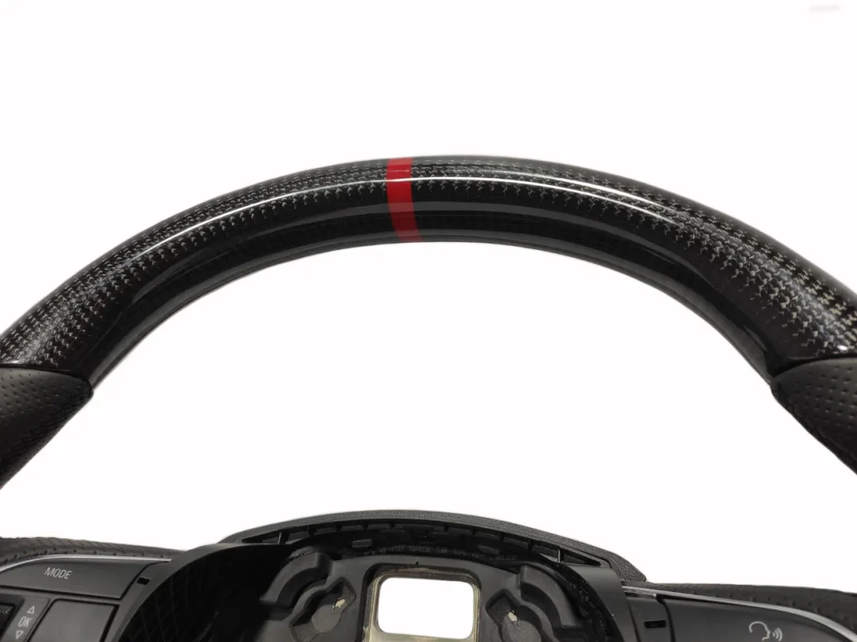 flat bottom carbon steering wheel audi a4