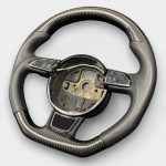 audi a6 a7 a8 carbon fiber steering wheel kubay design