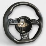 audi a6 carbon fiber sport steering wheel