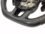 carbon fiber paddle shift steering wheel audi