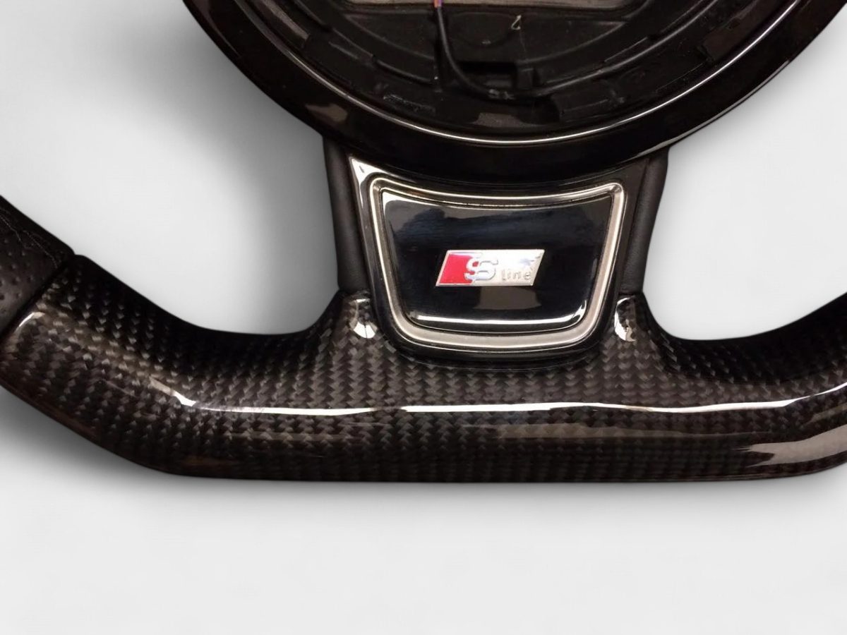audi rs6 rs4 rs5 rs7 sq5 s4 s5 carbon fiber steering wheel kubay design