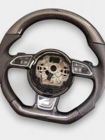flat bottom carbon fiber steering wheel audi s4 s5