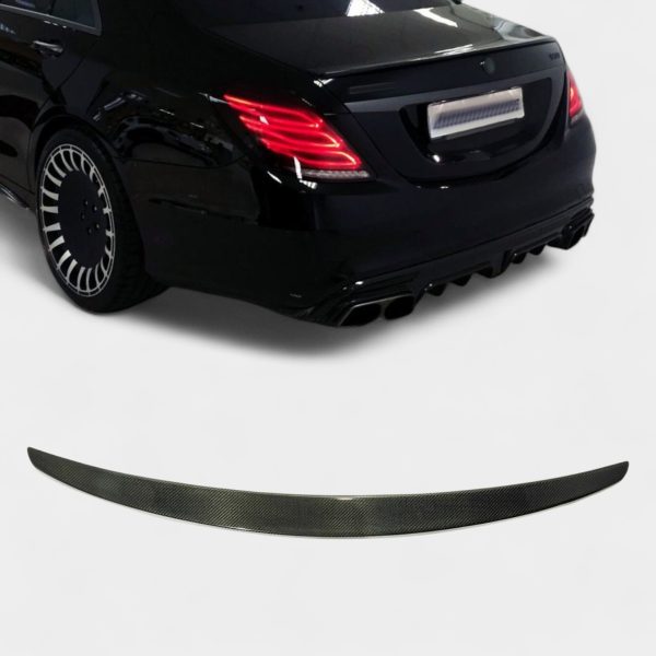 OEM-fit carbon tail wing for W222