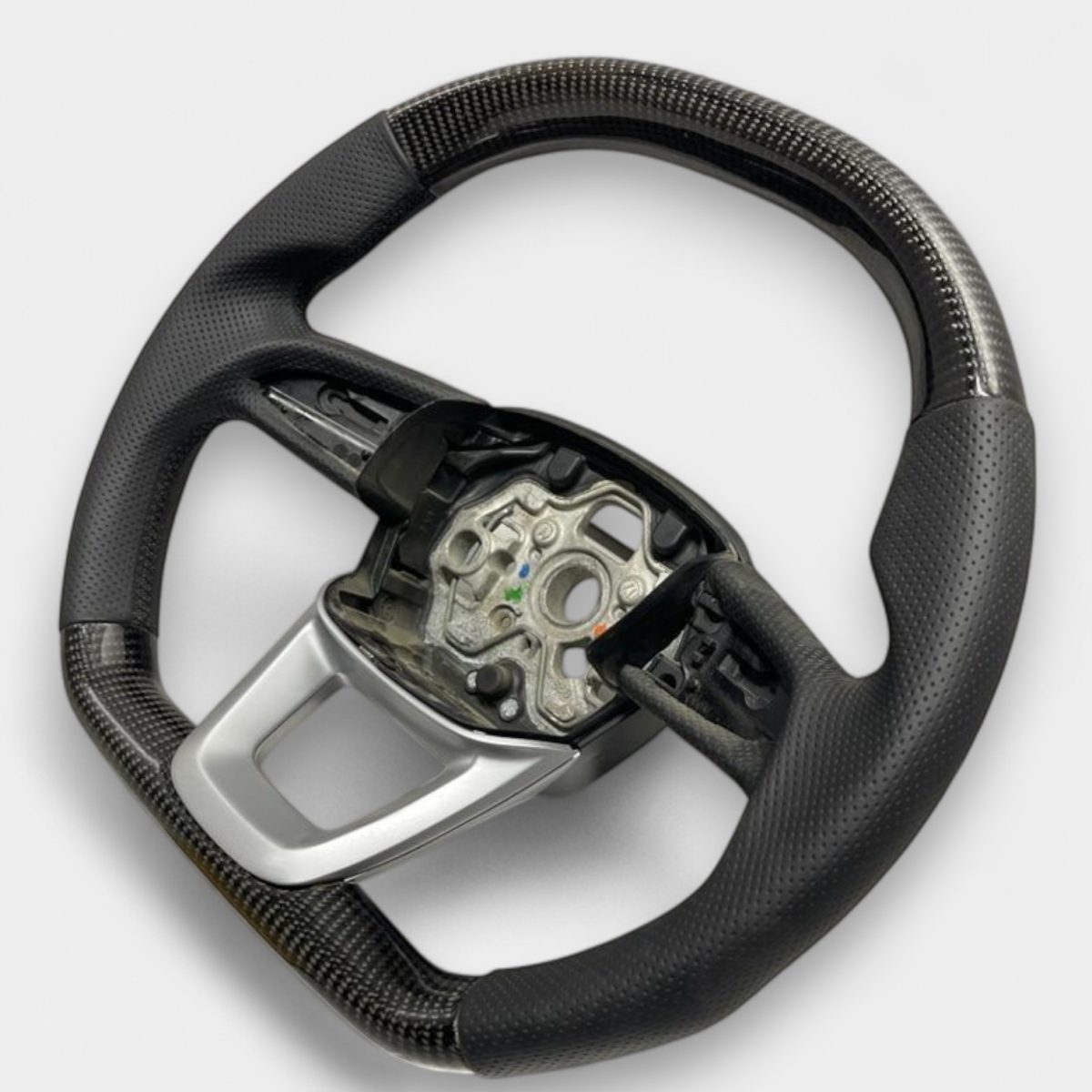 audi q5 carbon fiber steering wheel upgrade
